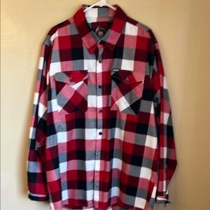 Dixxon Red and Black Plaid Shirt